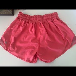 Pink lululemon shorts